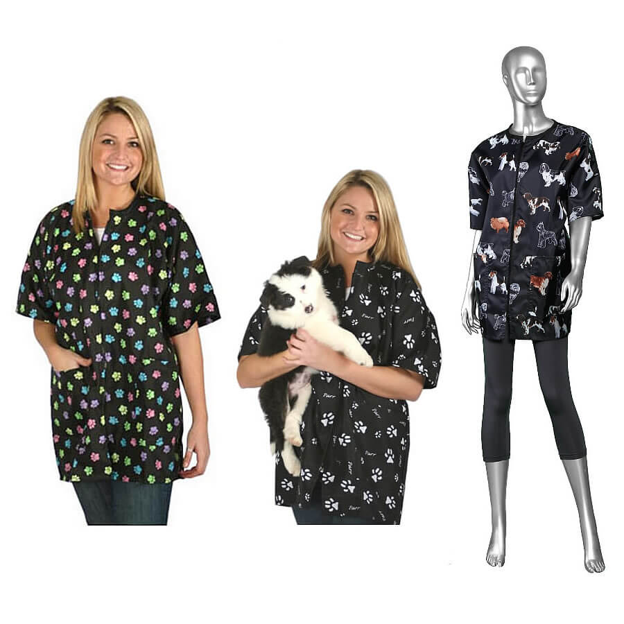 ZZStylist Wear Jacket, Blue Paws, XL-Sale-Pet's Choice Supply