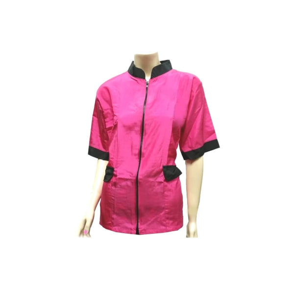 Stylist Wear Roxy Jacket, Pink w/Black Trim-Pet's Choice Supply