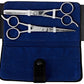 Tamsco 5" Straight Scissor & 26 Tooth Thinner w/Velvet Case-Pet's Choice Supply