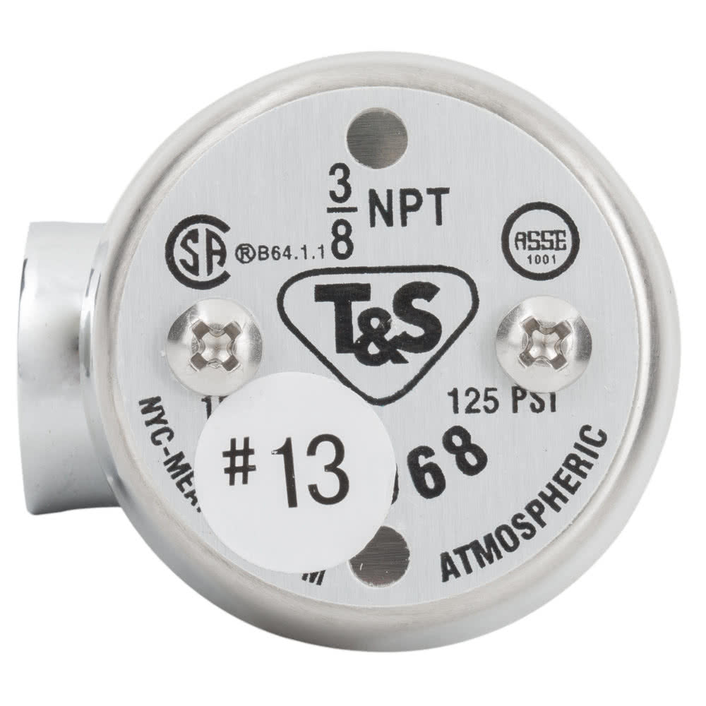 T&S 8" Wall Mount Faucet, 72" Hose, Sprayer, Vac Breaker-Pet's Choice Supply