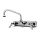 T&S 8" Wall Mount Faucet Base with 6" Nozzle-Pet's Choice Supply