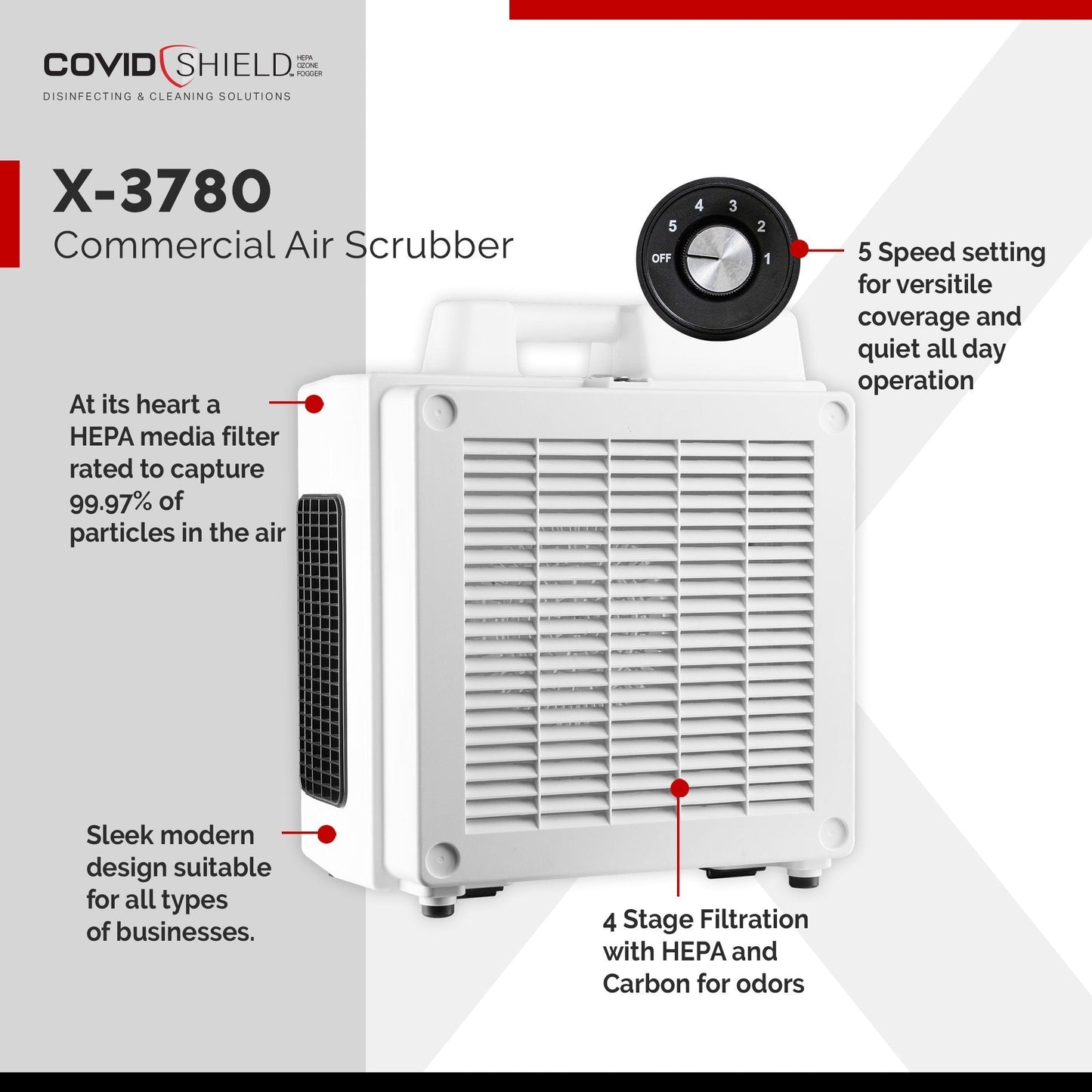 XPOWER Total Protection – Programmable Disinfecting & Sanitizing Solution-Air Scrubber-Pet's Choice Supply