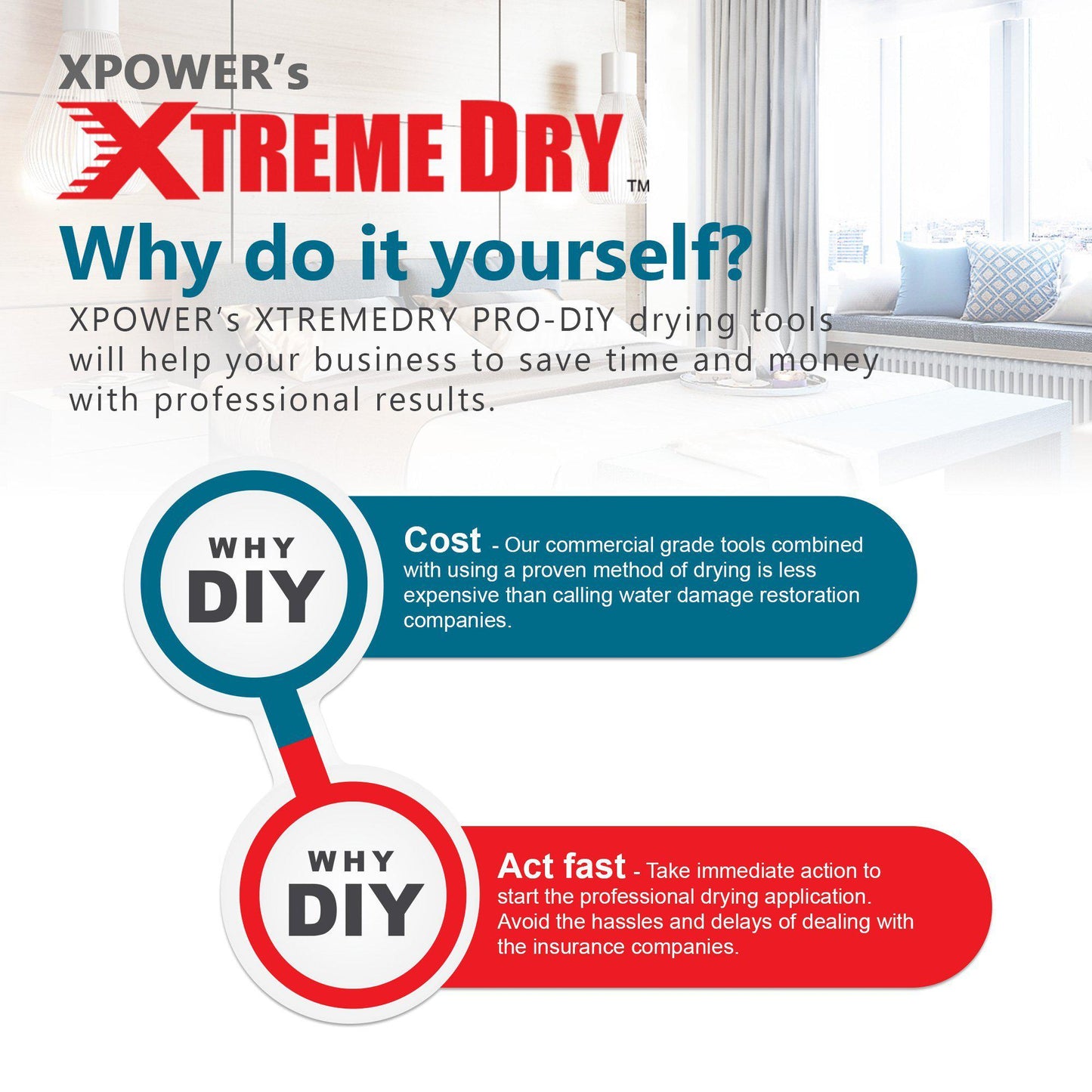 XPOWER XtremeDry® Pro-DIY Restoration PLUS Clean-Up Tool Kit-Air Scrubber-Pet's Choice Supply