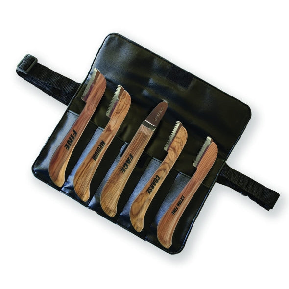 Aaronco Stripping Knife Set, 5 Piece w/Case-Pet's Choice Supply