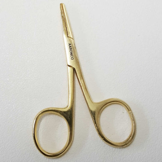 AAronco 3.5" No-lock Gold Ministat Ear Hair/Tick Remover-Pet's Choice Supply