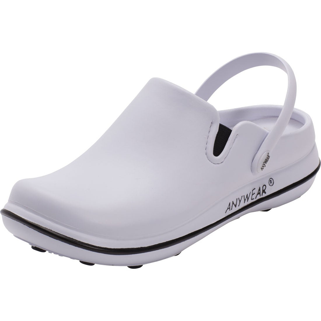 Anywear Alexis Clogs, White, Size 6-Pet's Choice Supply