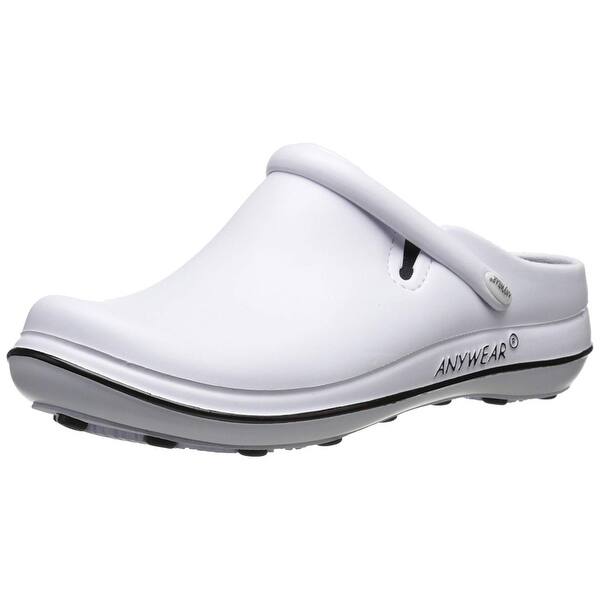 Anywear Alexis Clogs, White, Size 6-Pet's Choice Supply