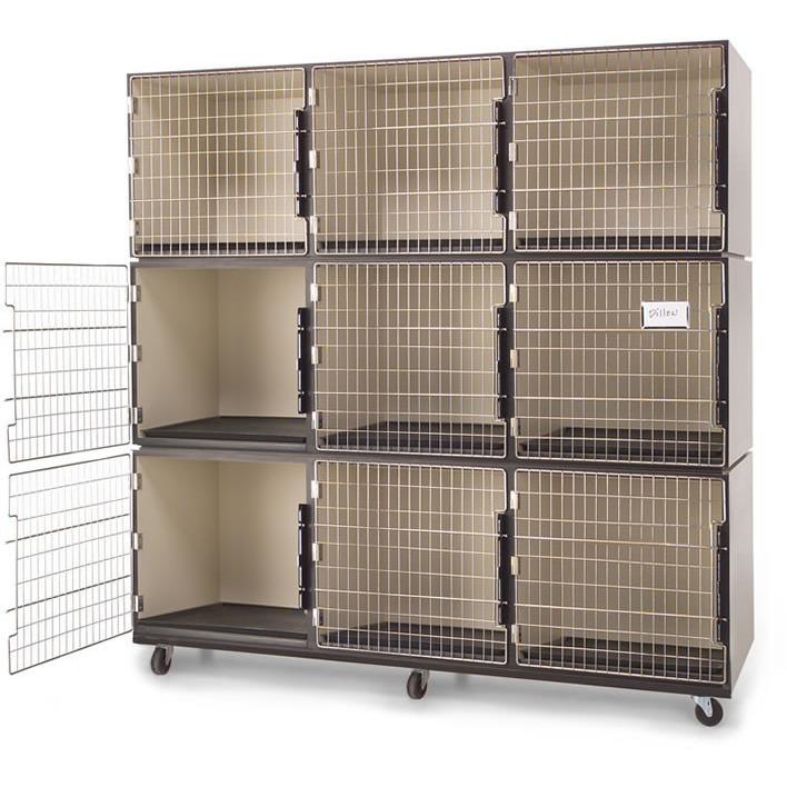 Professional Veterinary & Grooming Cage Banks - 9 Units-Cage Banks-Pet's Choice Supply