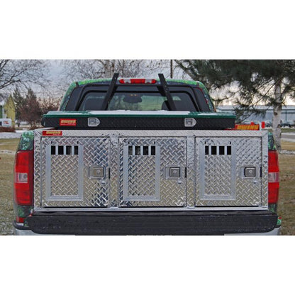 Owens - Aluminum Dog Box For Trucks (Triple)-Dog Box-Pet's Choice Supply