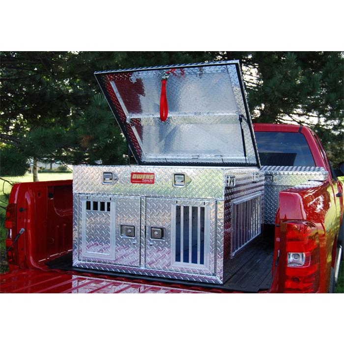 Owens All Seasons Aluminum Double Dog Box-Dog Box-Pet's Choice Supply