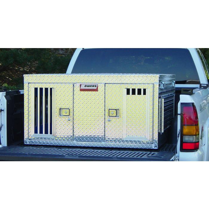 Owens All Seasons Aluminum Double Dog Box-Dog Box-Pet's Choice Supply