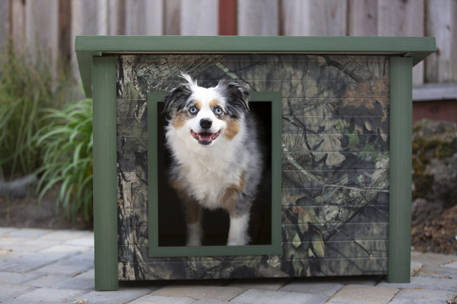 New Age Pet Mossy Oak Rustic Lodge Dog House