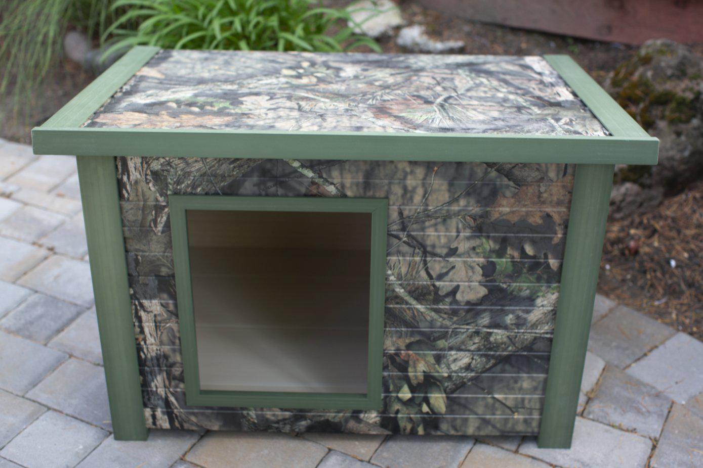 New Age Pet Mossy Oak Rustic Lodge Dog House