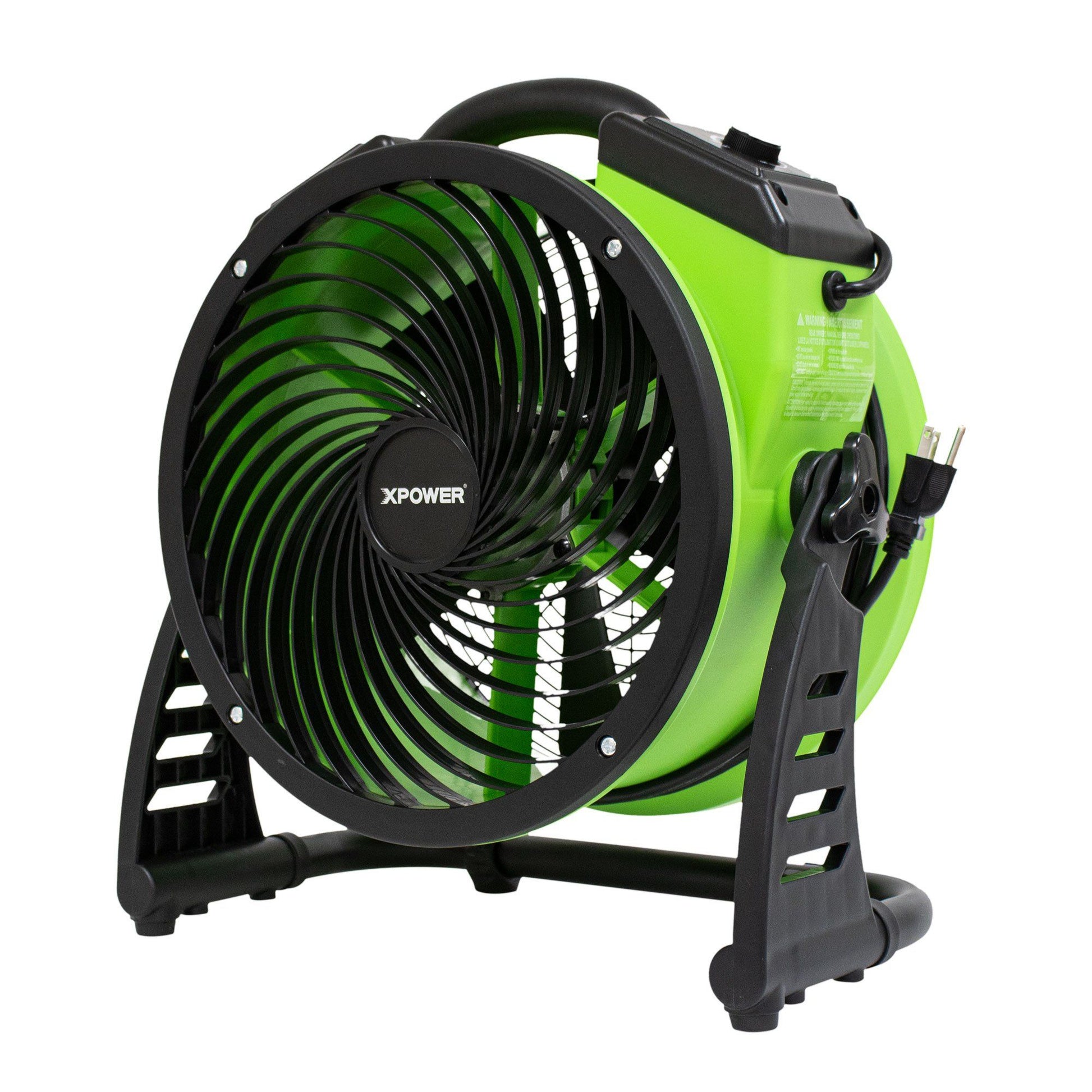 XPOWER FC-250D Pro 13” Brushless DC Motor Air Circulator Utility Fan with Timer-Dryers-Pet's Choice Supply