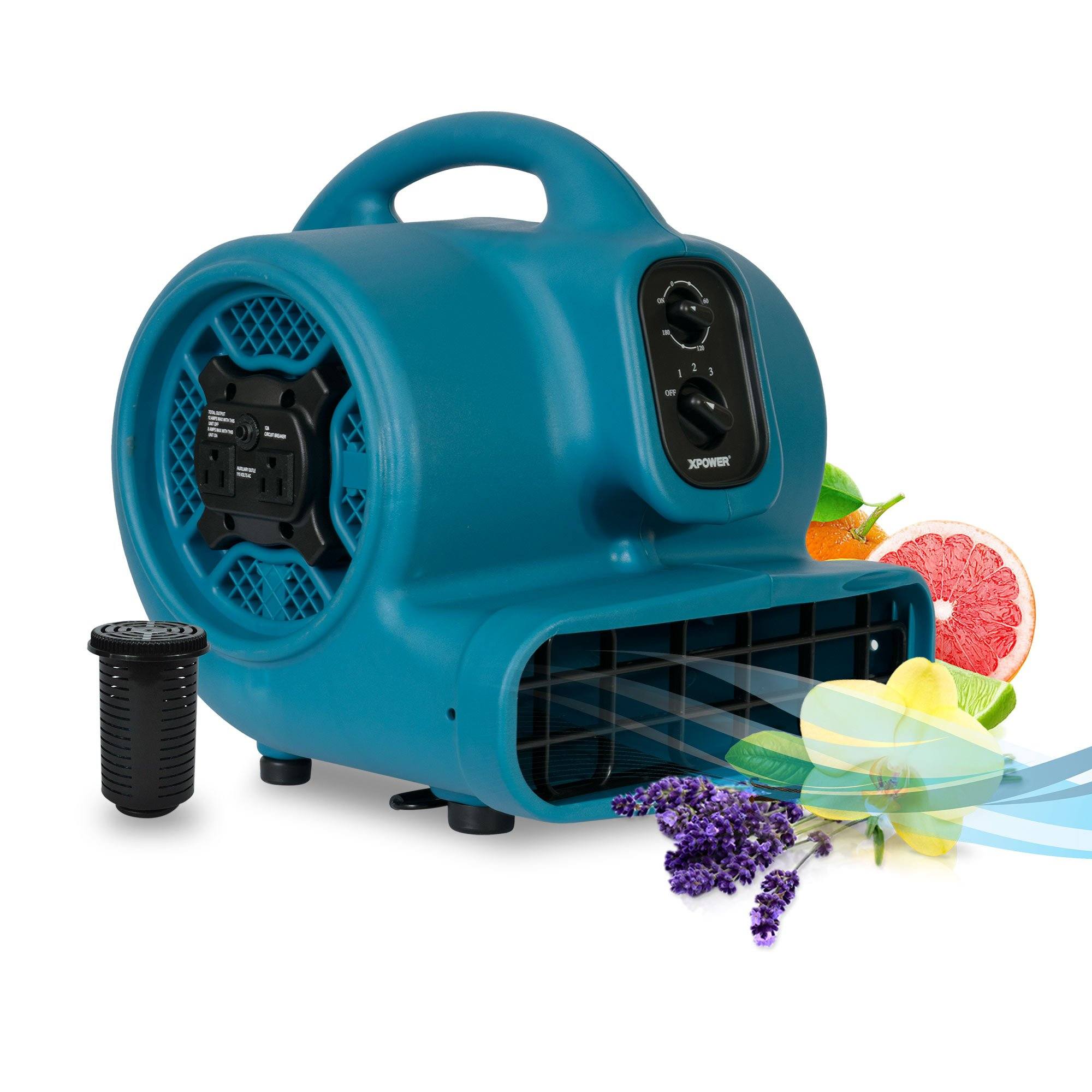 XPOWER Freshen Aire P-450AT 1/3 HP Scented Air Mover with Daisy Chain-Dryers-Pet's Choice Supply