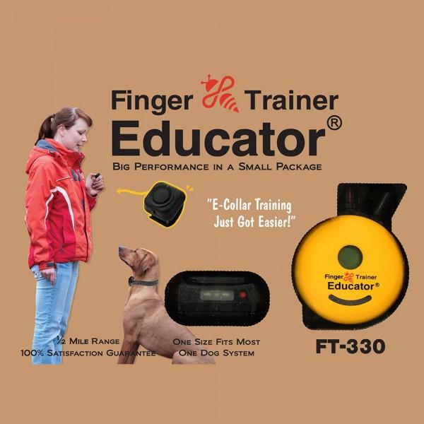 Educator FT-330 Finger Trainer 1/2 Mile Remote Dog Training Collar-Dog Training Collars-Pet's Choice Supply