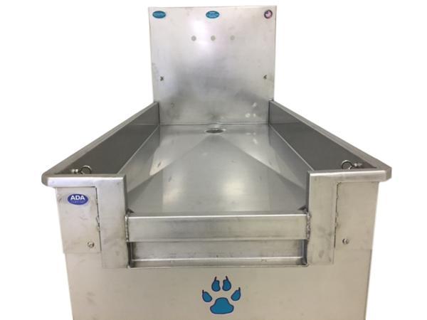 Groomer's Best Stainless Steel ADA Compliant In-Line Dog Bath Grooming Tub-Grooming Tub-Pet's Choice Supply