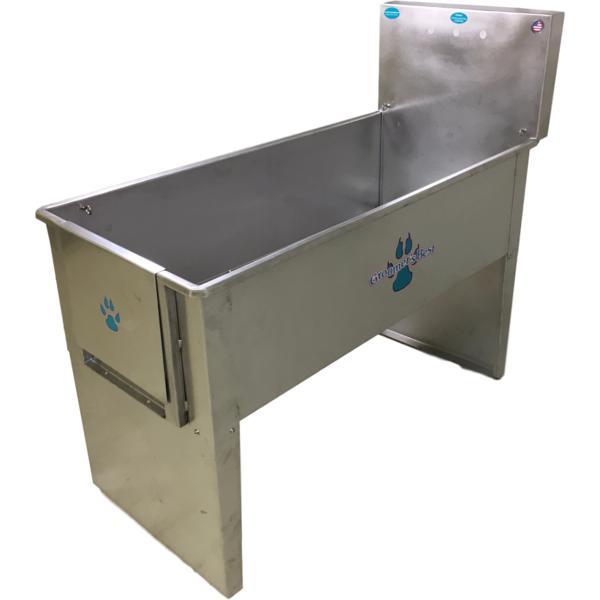 Groomer's Best Stainless Steel In-Line Stainless Dog Grooming Tub-Grooming Tub-Pet's Choice Supply