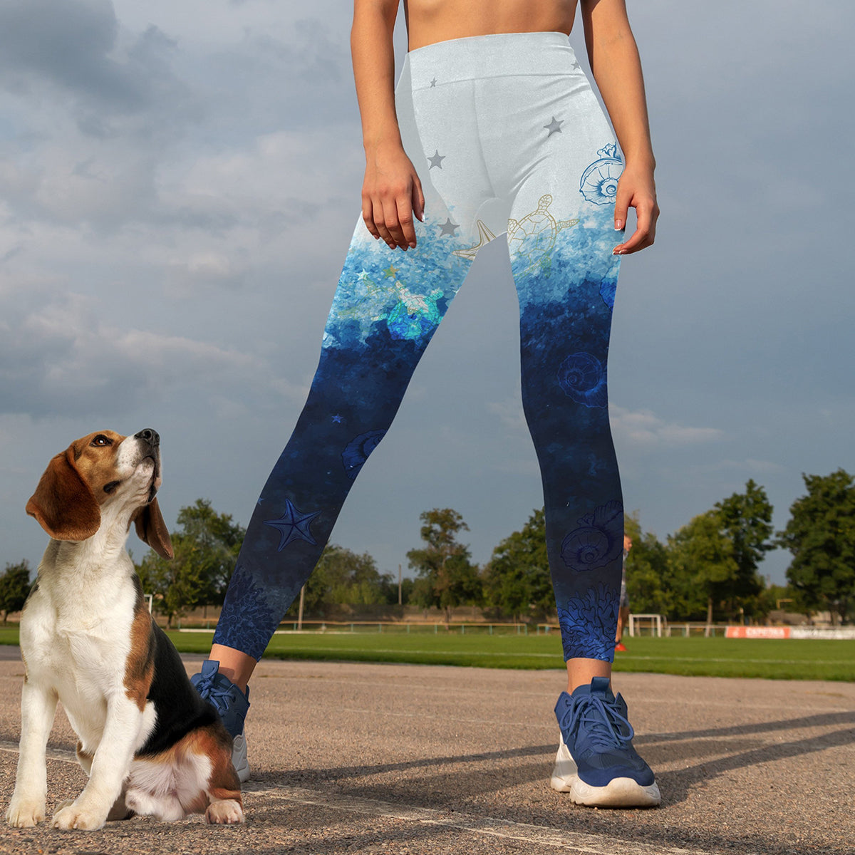 Loyalty pet products “Ocean Avenue” Leggings