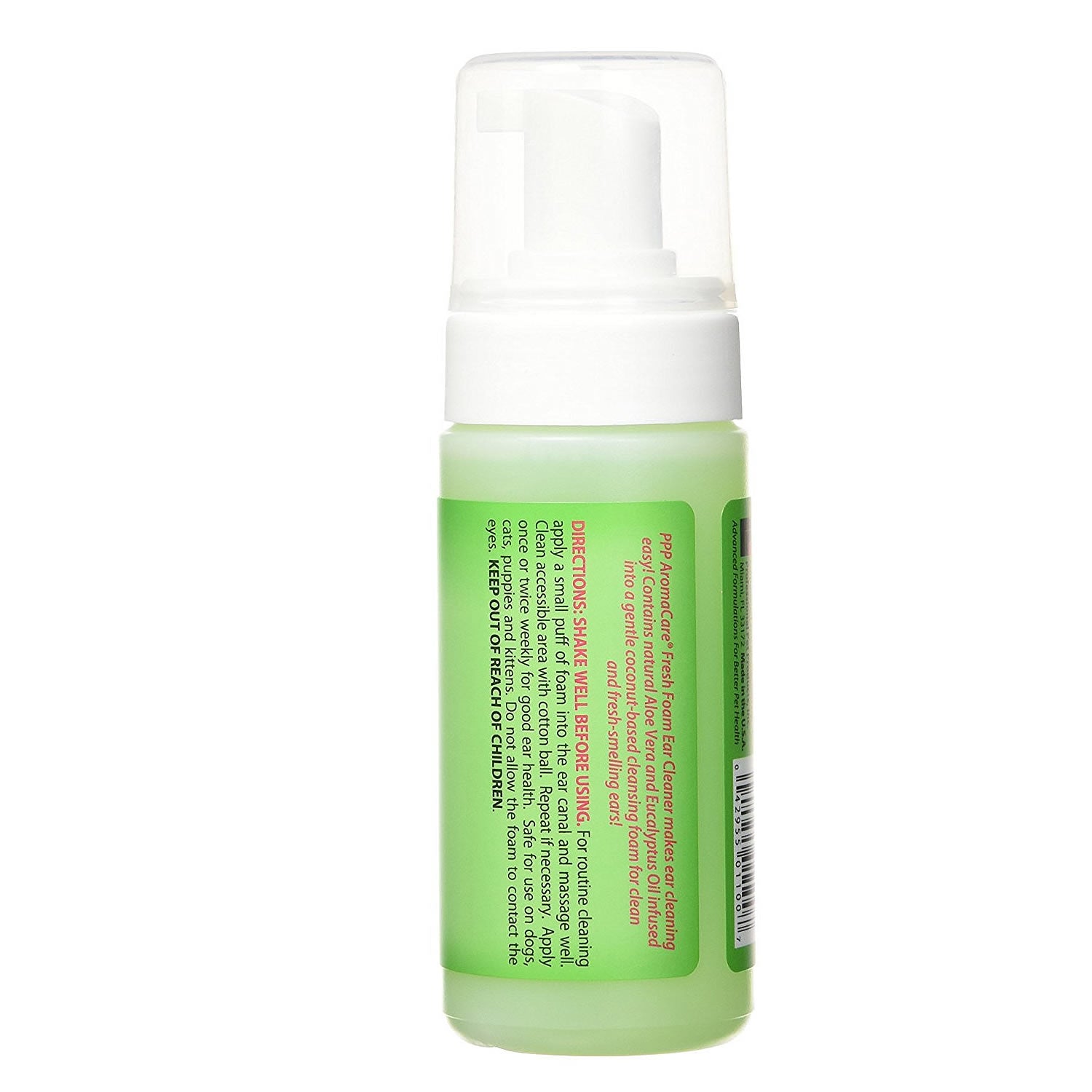 PPP AromaCare Ear Cleaner, Fresh Foam, 5oz-Pet's Choice Supply