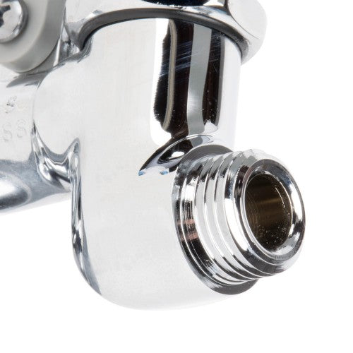 T&S 8" Deck Mount Faucet, 5" Riser, Hose, Sprayer-Pet's Choice Supply