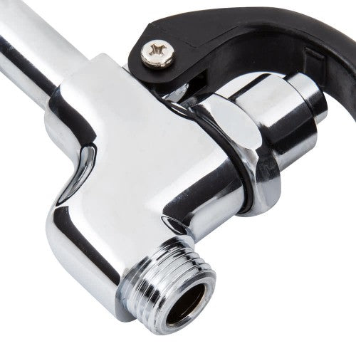 T&S 8" Deck Mount Faucet, Coiled Hose-Pet's Choice Supply
