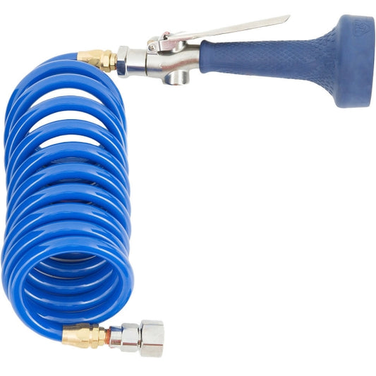 T&S 9ft Coiled Hose and Sprayer-Pet's Choice Supply