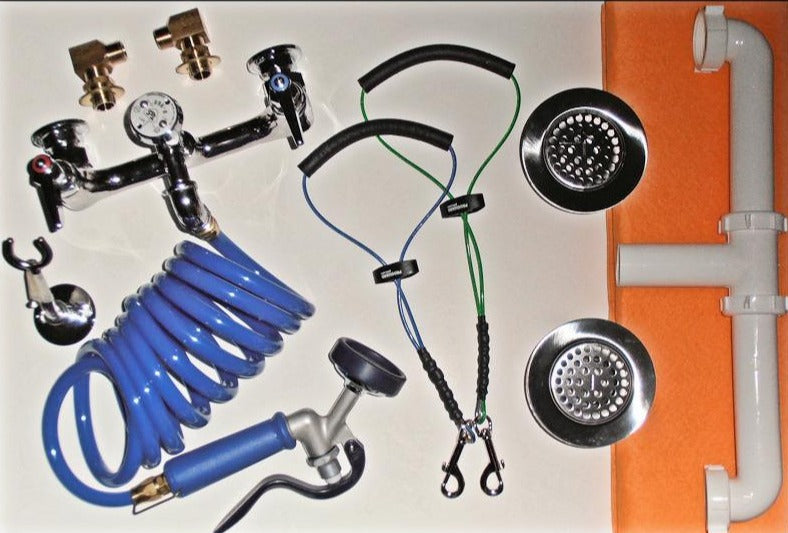 Poly Pet Tubs Plumbing Accessories Package-Tub Accessories-Pet's Choice Supply